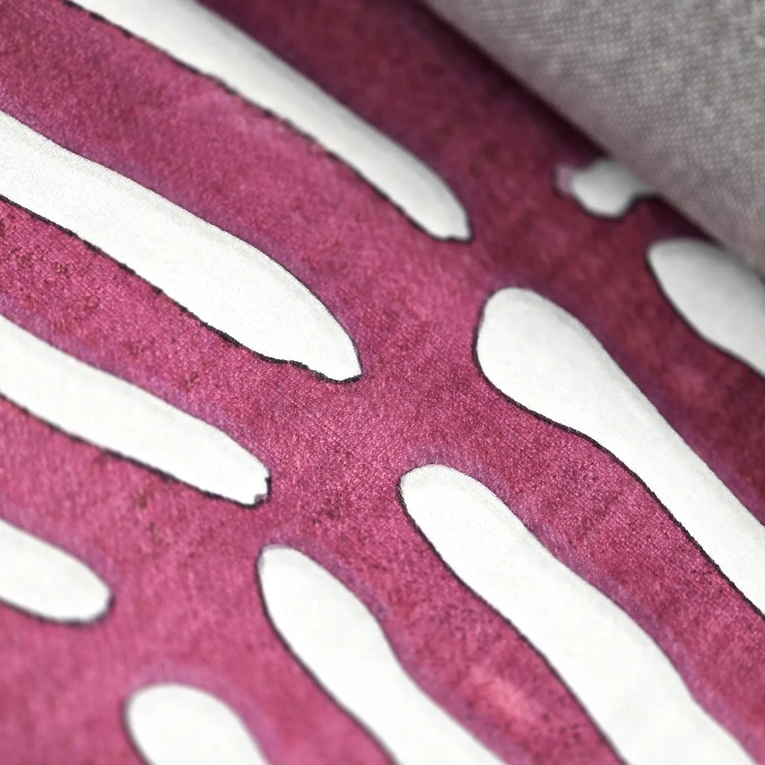 Tapete Wilton - Zebra (rosa)