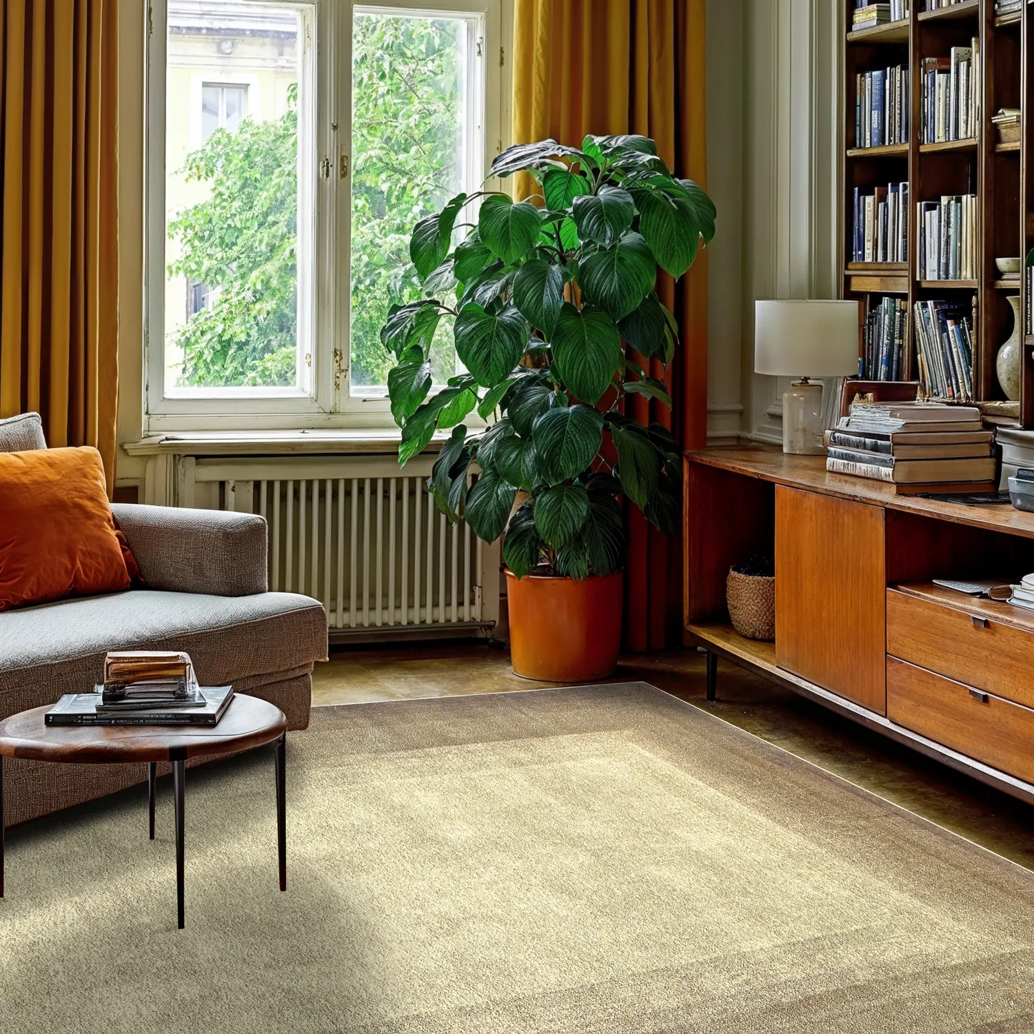 Tapete Wilton - Zina (marrom)