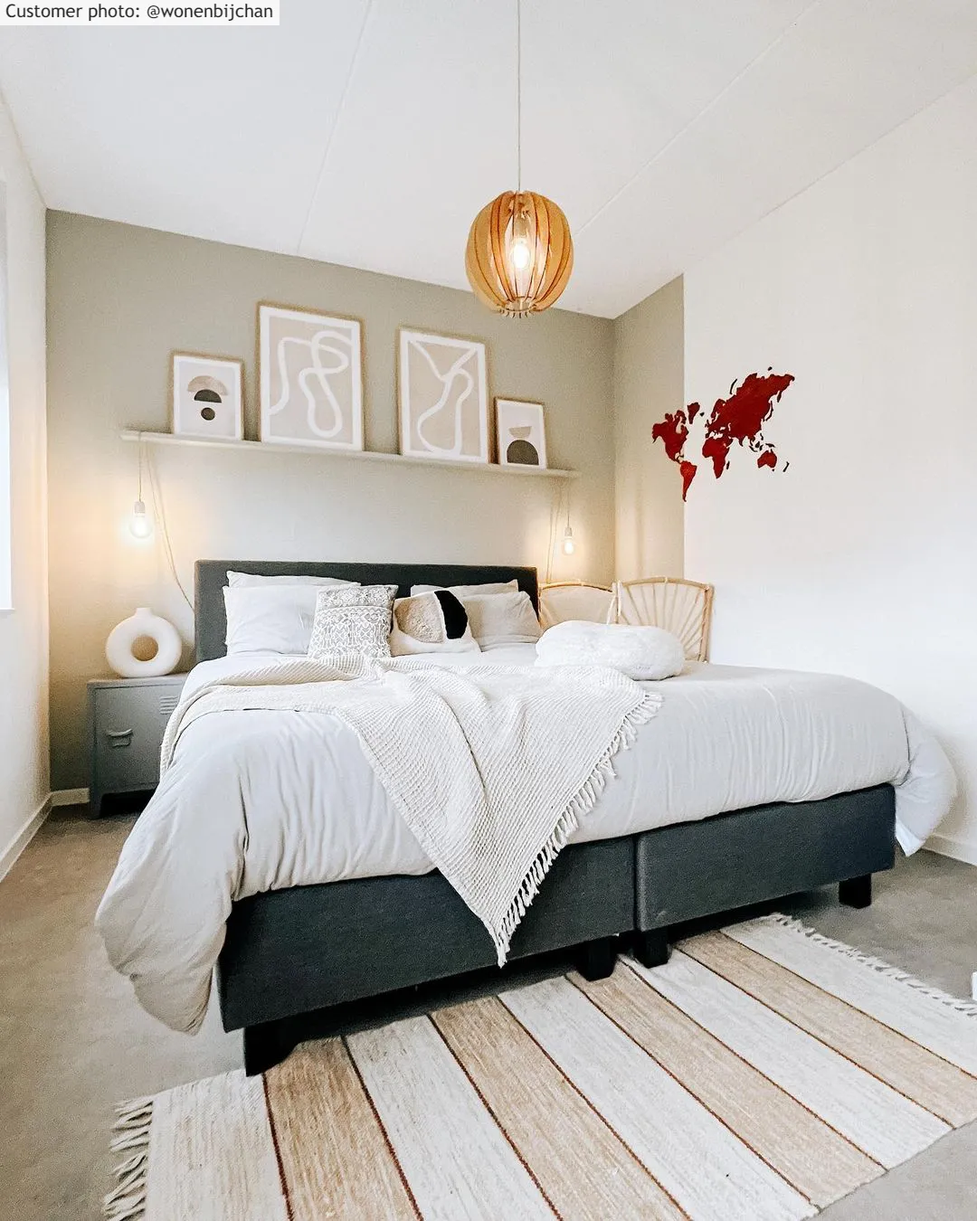 Tapete de retalhos - Julia (bege)