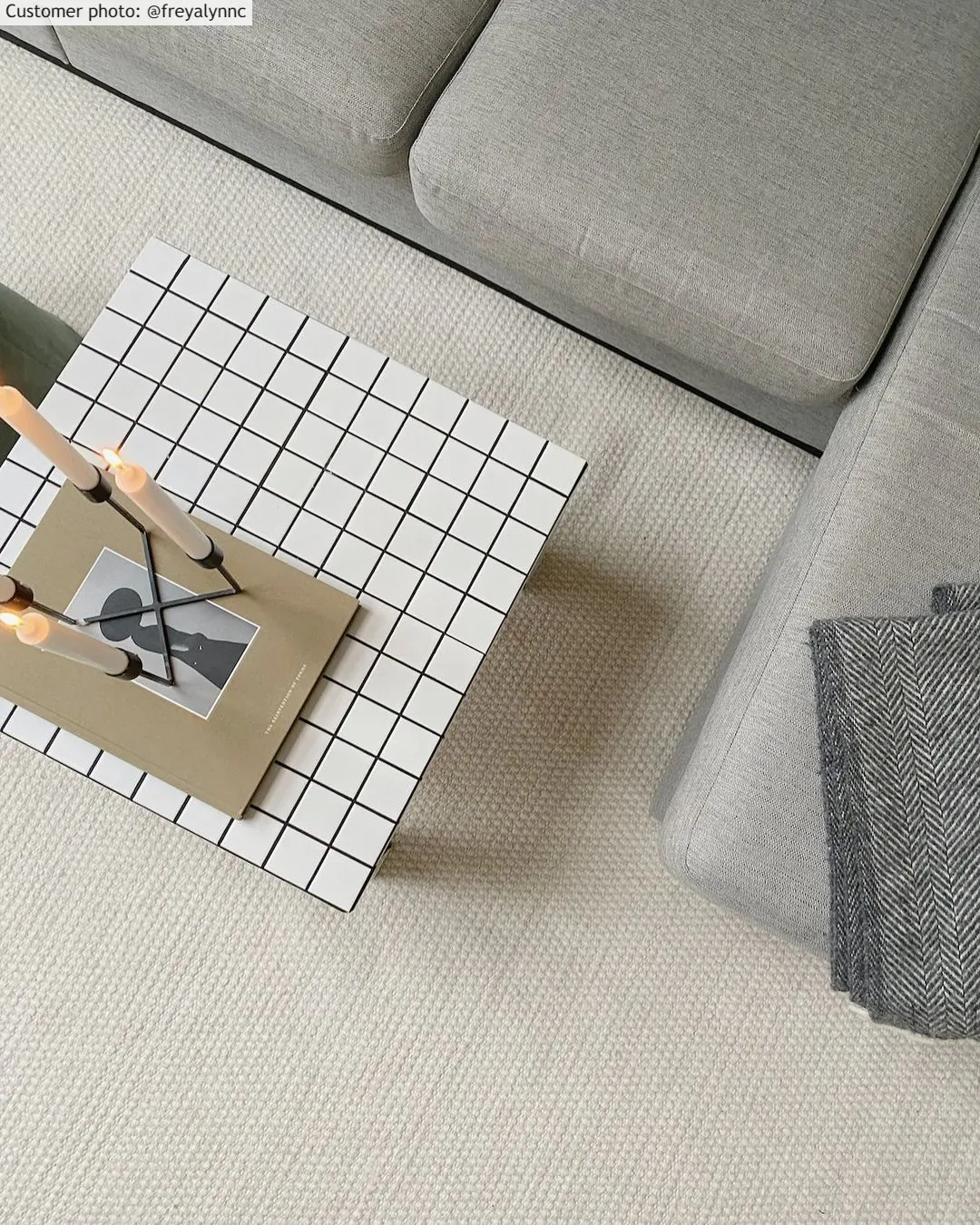 Tapete de lã - Coastal (creme)