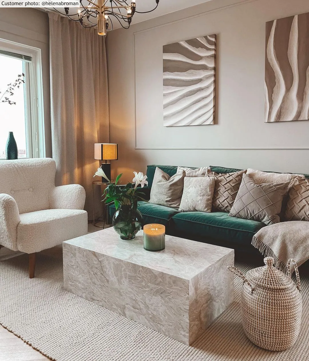 Tapete de lã - Coastal (creme)