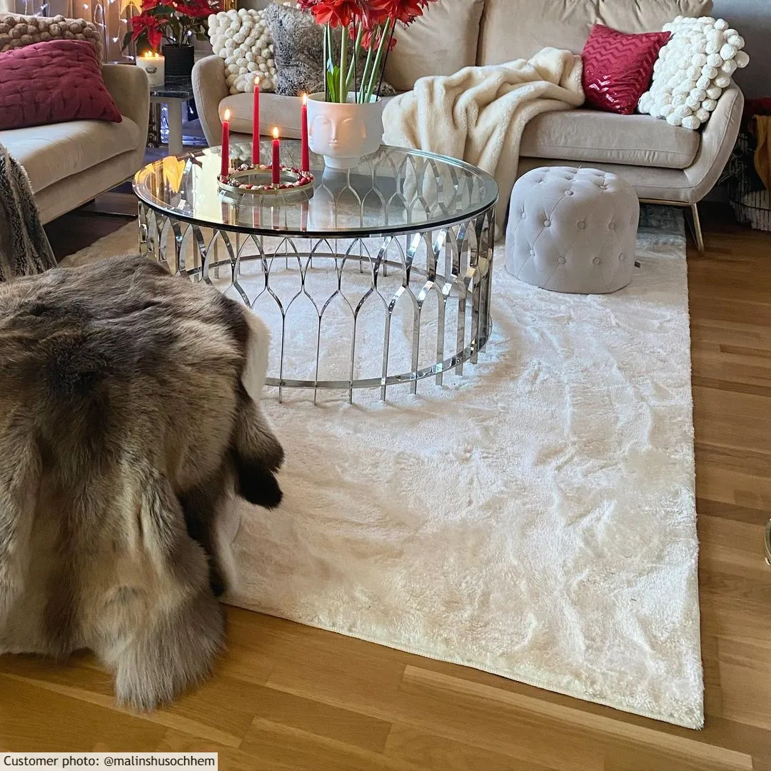 Tapetes felpudos - Aranga Super Soft Fur (branco)