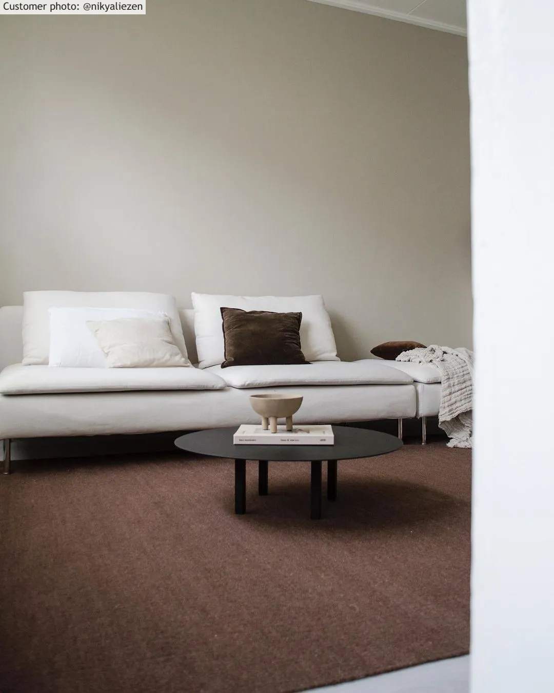 Tapete de lã - Hamilton (Deep Taupe)