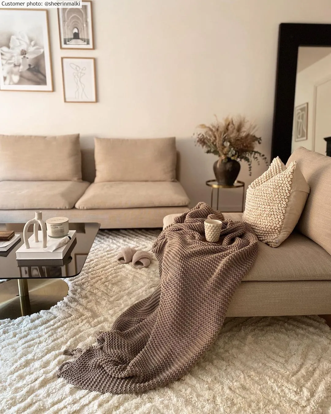 Tapetes redondos - Monti (offwhite)