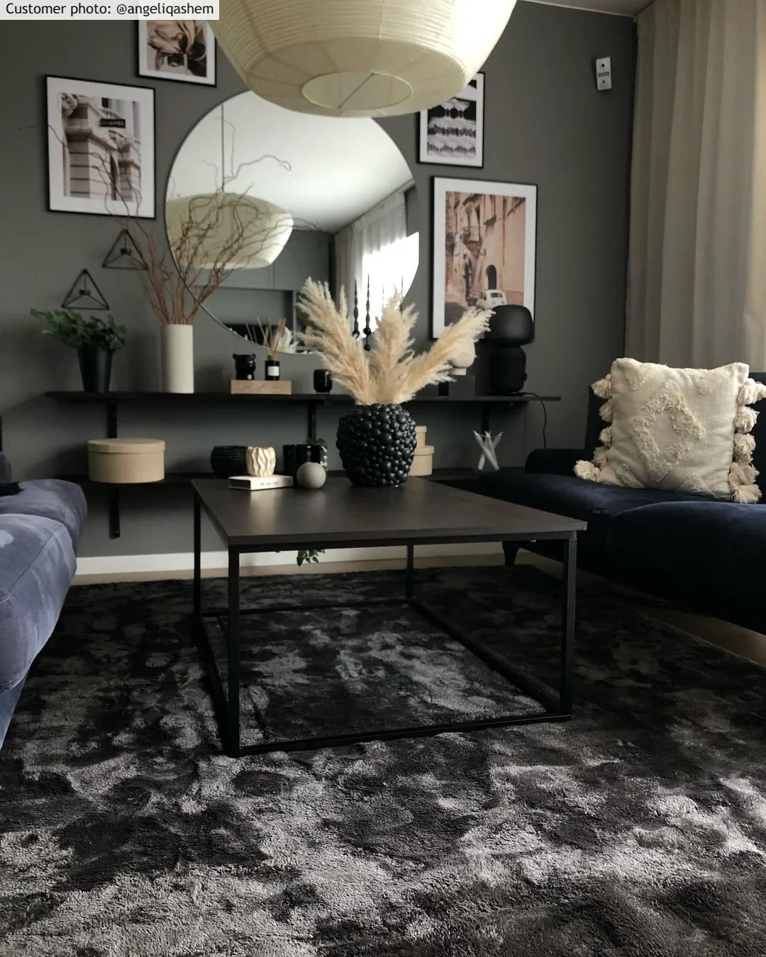 Tapetes felpudos - Aranga Super Soft Fur (antracite)