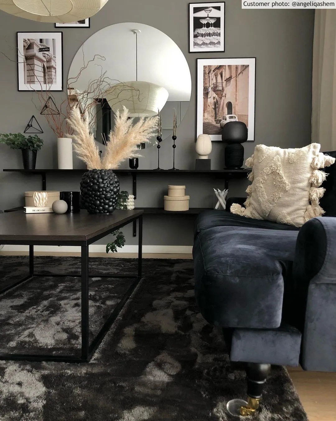 Tapetes felpudos - Aranga Super Soft Fur (antracite)