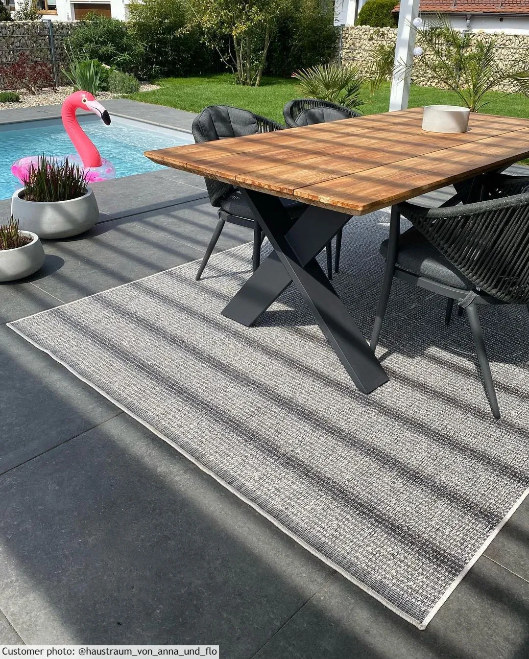 Tapete para interior e exterior - Tromsø (prata)