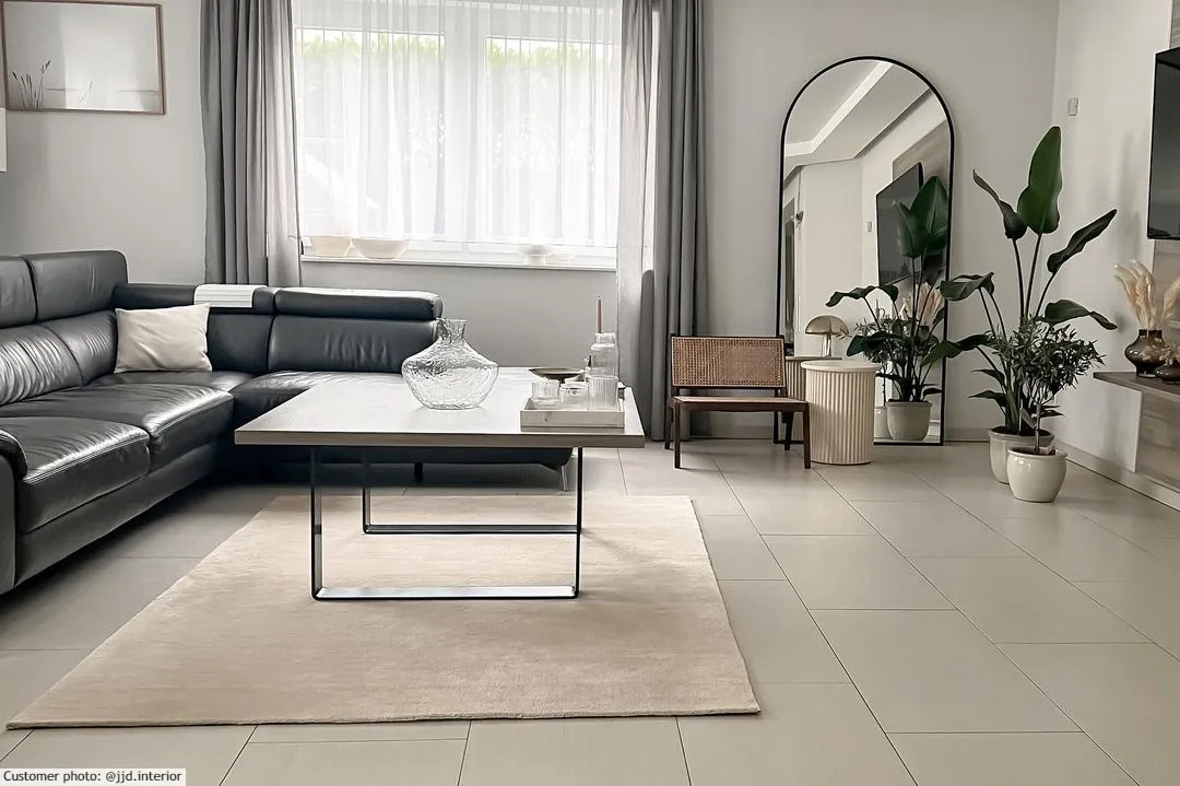 Tapete de lã - Ella (creme)