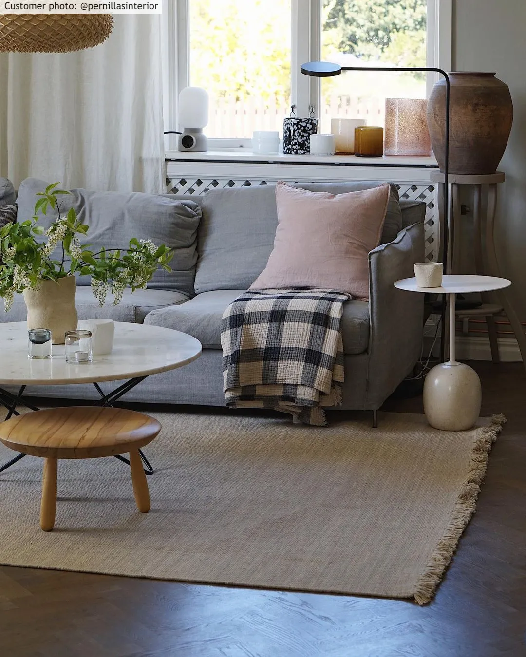 Tapete de lã - Layton (bege)