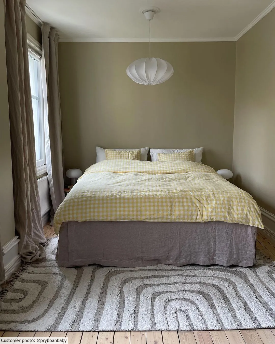 Tapete de algodão - Inez (bege)