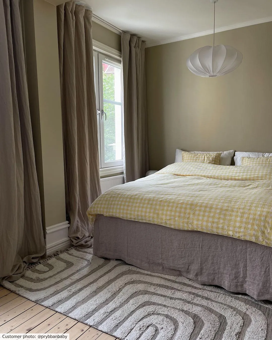 Tapete de algodão - Inez (bege)