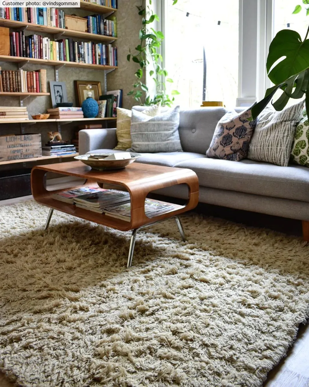 Tapete de lã - Aliste Wool Shaggy (alabaster gleam)