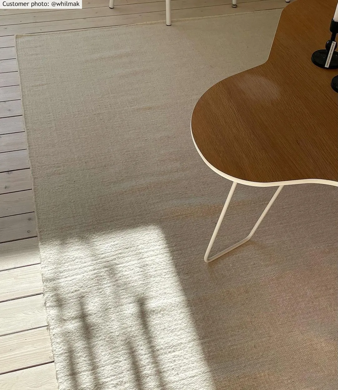 Tapete de lã - Hamilton (branco)