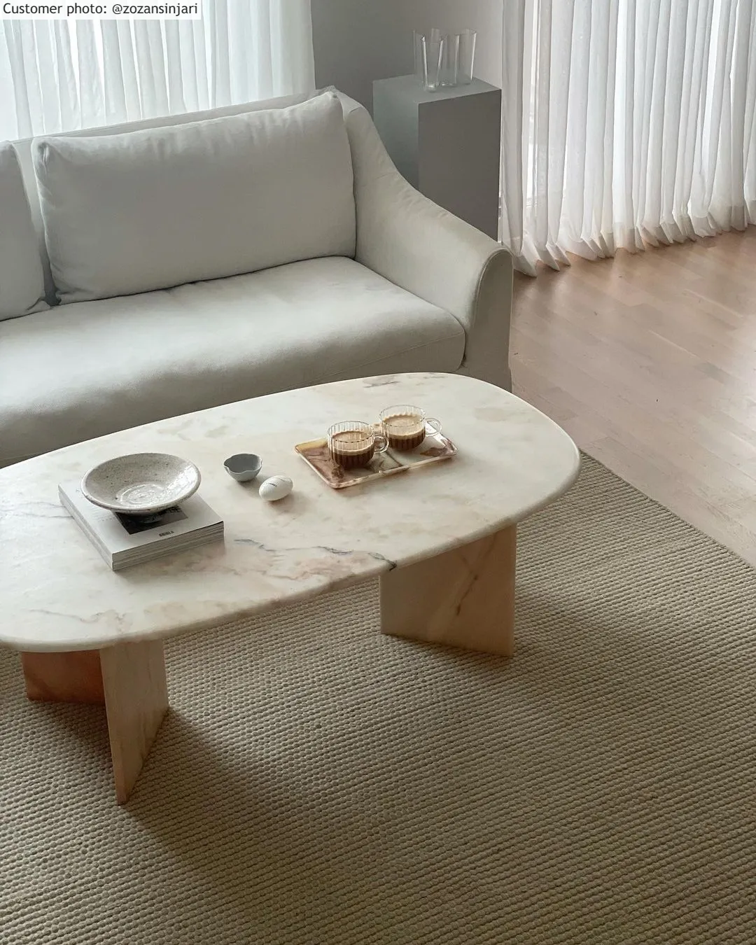 Tapete de lã - Coastal (creme)