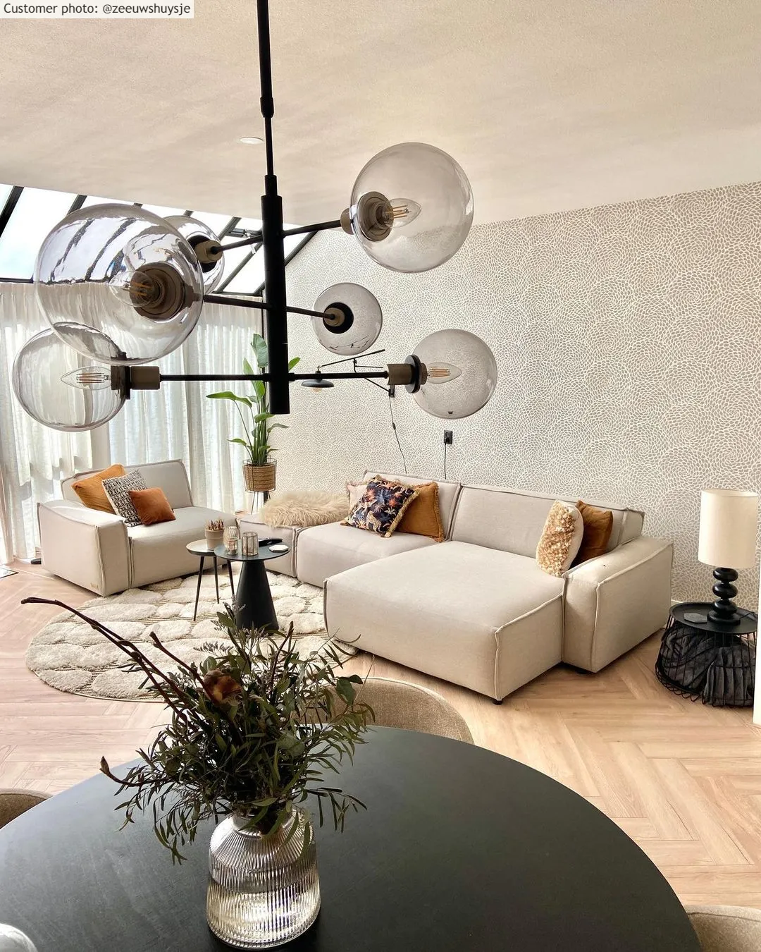 Tapetes redondos - Fondi (bege)